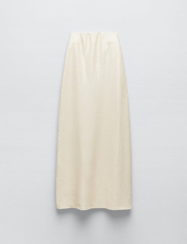SEQUINNED KNIT DRESS