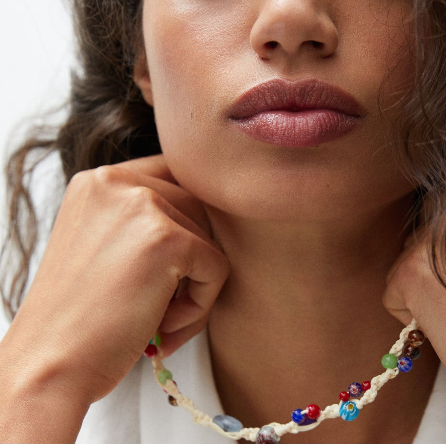 Mixed bead necklace